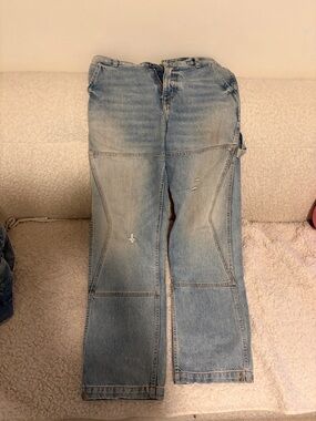 Rhude Light Blue Bootcut Carpenter Jeans M